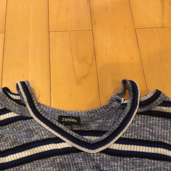 Blue striped dress - Picture 2 of 2